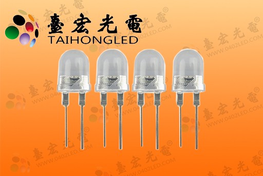 F8草帽灯珠-led8mm草帽灯-0.5W/0.75W直插式LED灯珠发光管