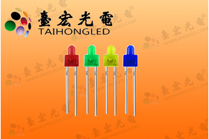 LED2mm奶嘴led灯珠-F2奶嘴型绿灯/黄发黄/红发红凸头指示灯