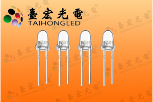 F5子弹头LED-聚光小角度- 直插式LED灯珠-子弹头发光二极管